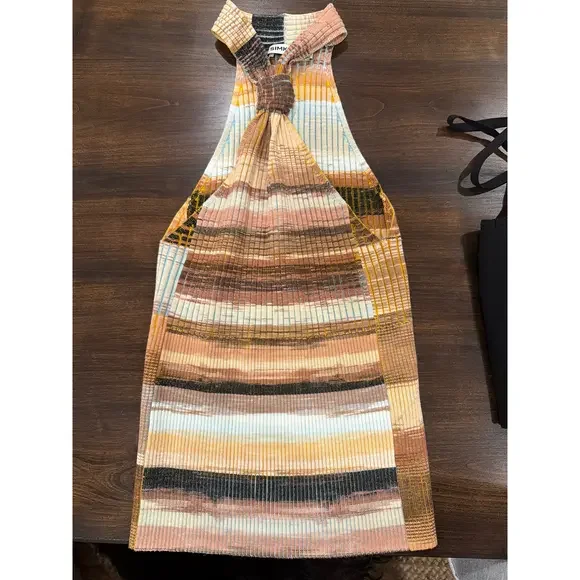 Jonathan Simkhai SIMKHAI Andrea Striped Sleeveless Top in Cream - Picture 7 of 7